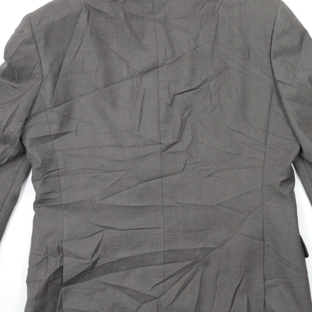 Mens UK Size 36 Burton Regular Grey Suit Jacket