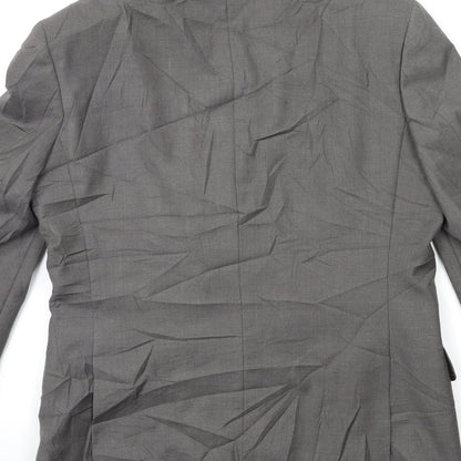 Mens UK Size 36 Burton Regular Grey Suit Jacket
