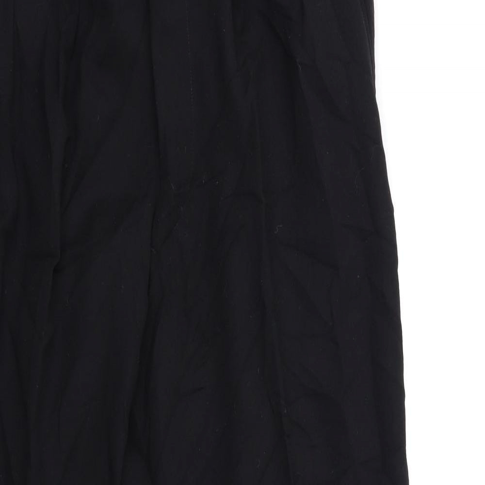 Womens UK Size 32 in Preworn Regular Fit  Black Trousers