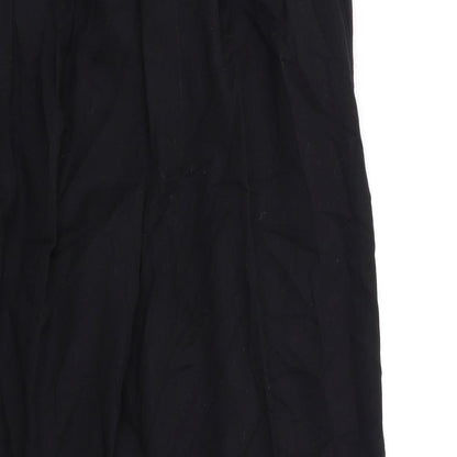 Womens UK Size 32 in Preworn Regular Fit  Black Trousers