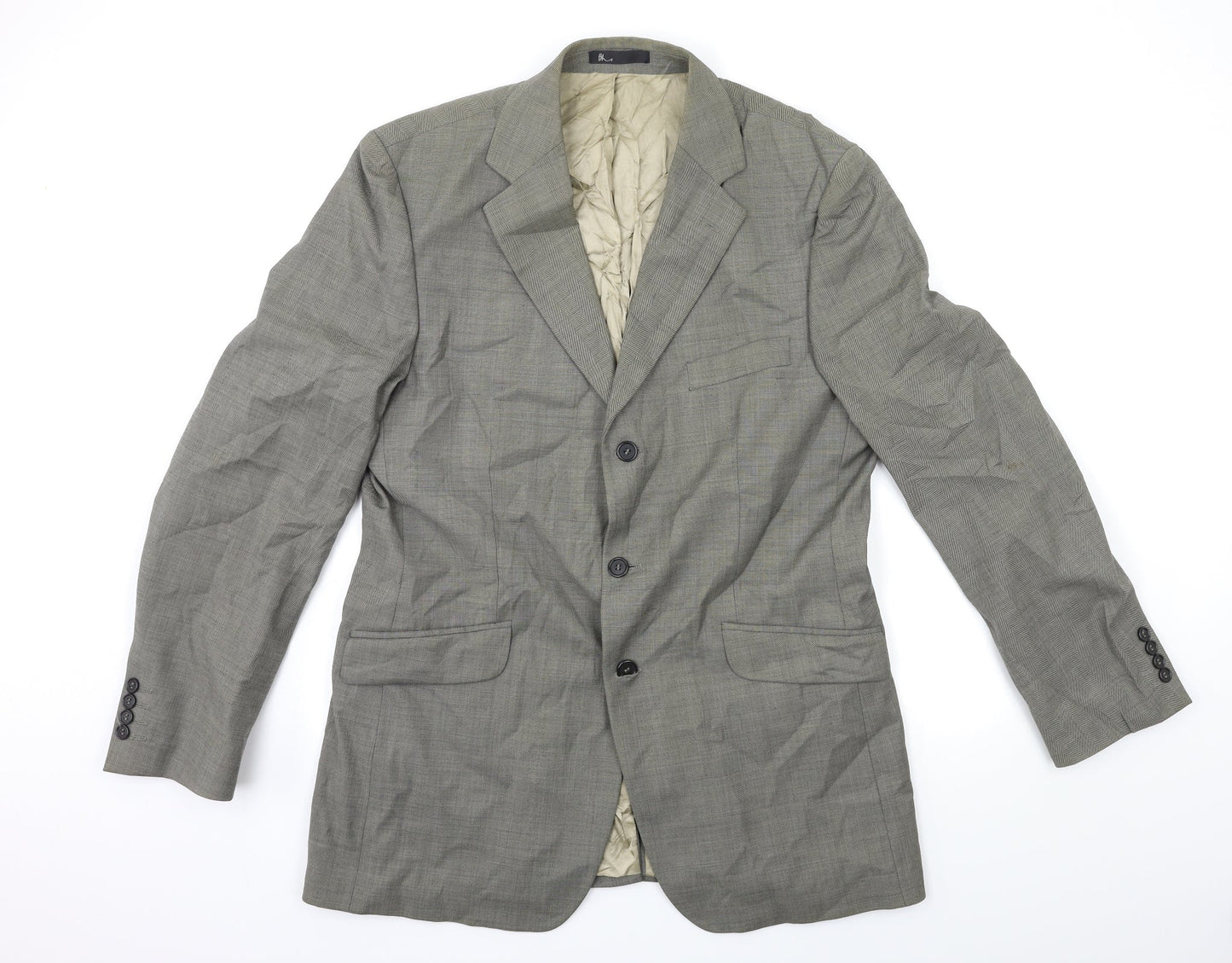 Mens UK Size 42 BHS Regular Grey Suit Jacket