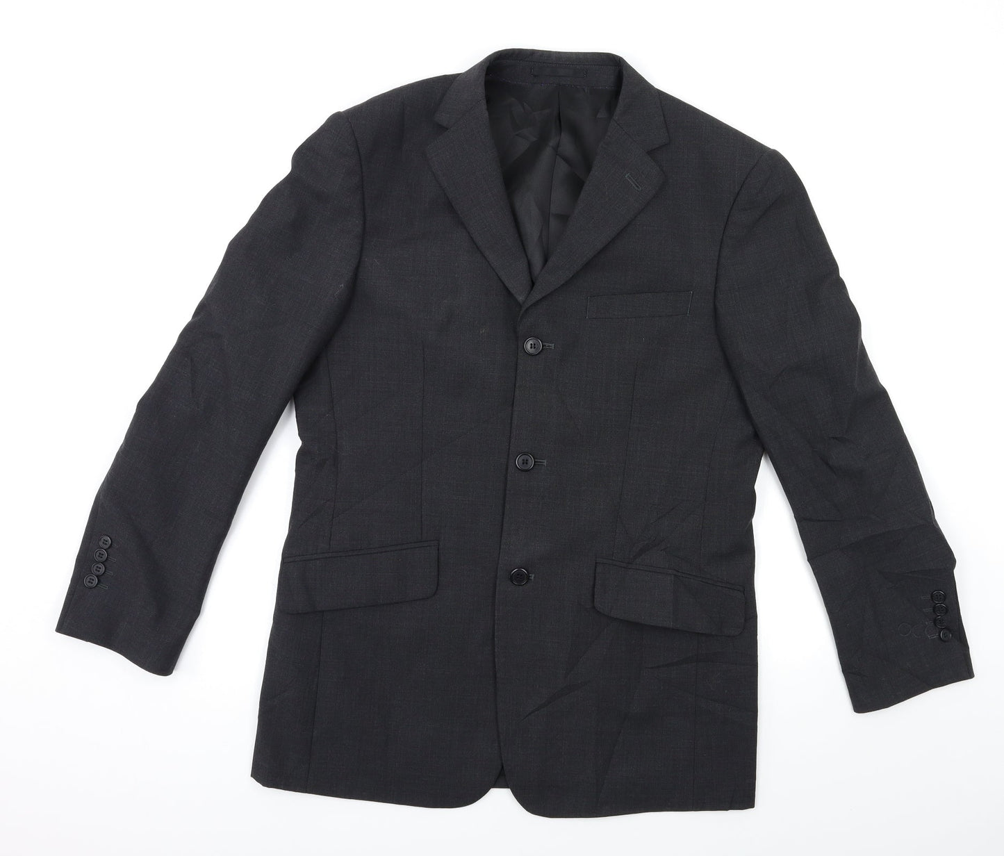 Mens UK Size 38 Charlton Grey Regular Grey Suit Jacket
