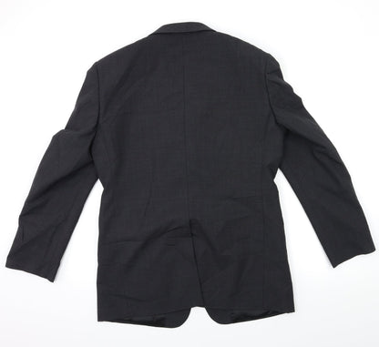 Mens UK Size 38 Charlton Grey Regular Grey Suit Jacket
