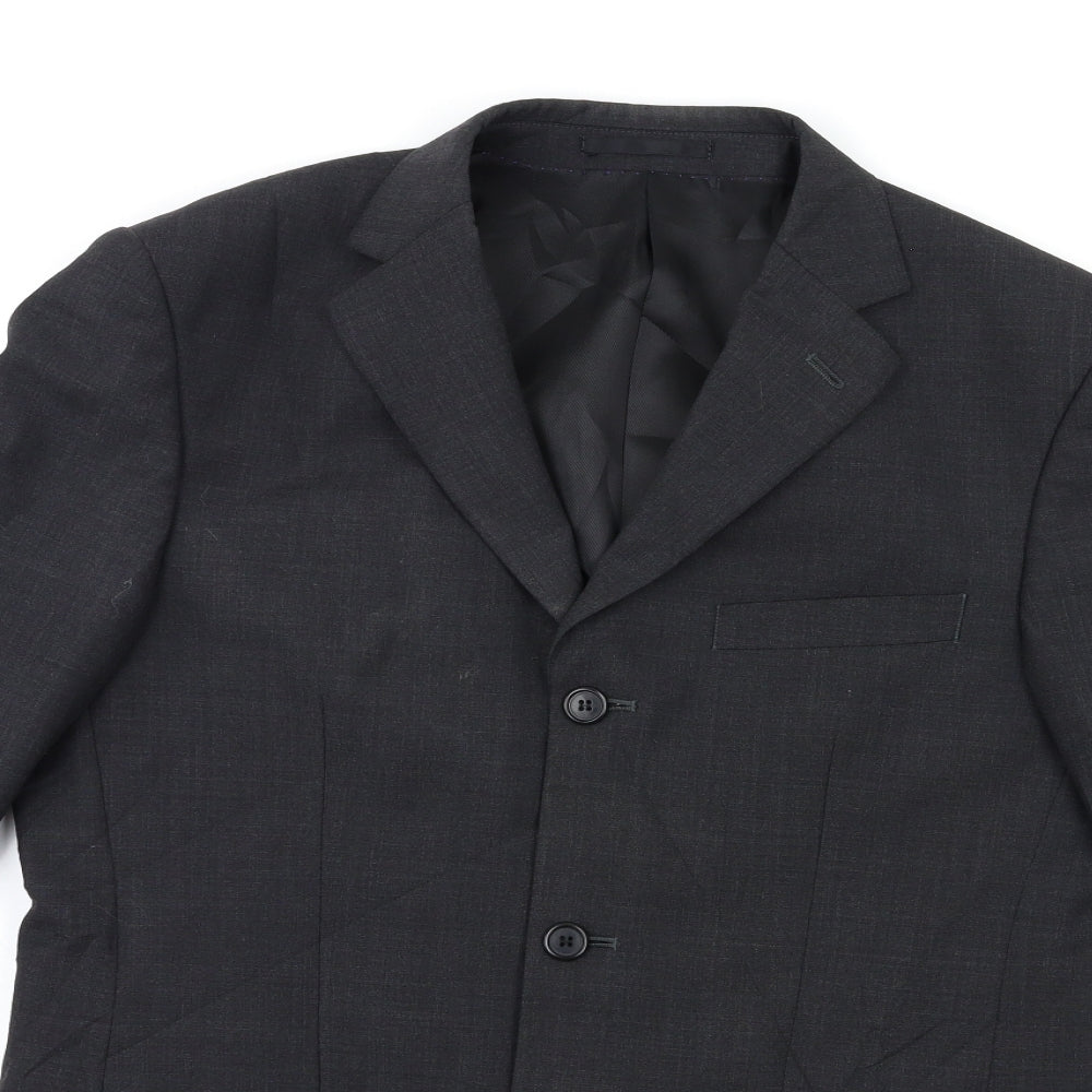 Mens UK Size 38 Charlton Grey Regular Grey Suit Jacket