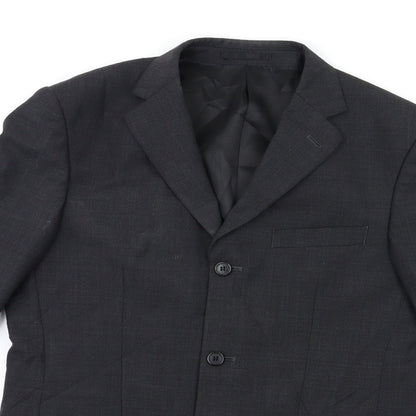 Mens UK Size 38 Charlton Grey Regular Grey Suit Jacket