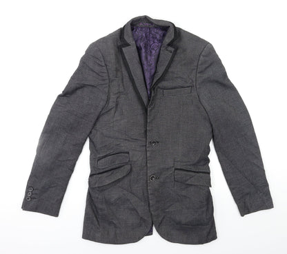 Greenwods Mens Grey   Jacket Suit Jacket Size 34
