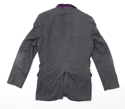 Greenwods Mens Grey   Jacket Suit Jacket Size 34