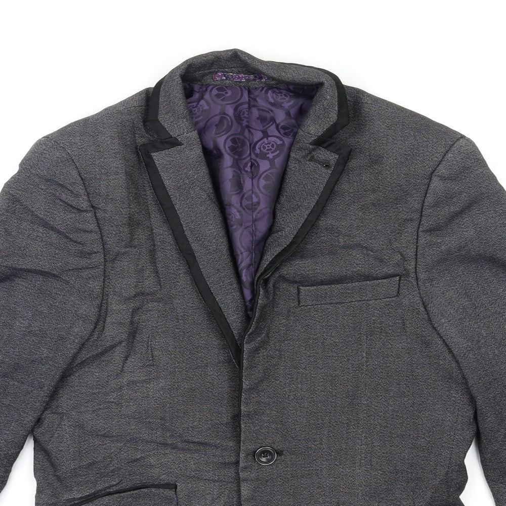Greenwods Mens Grey   Jacket Suit Jacket Size 34