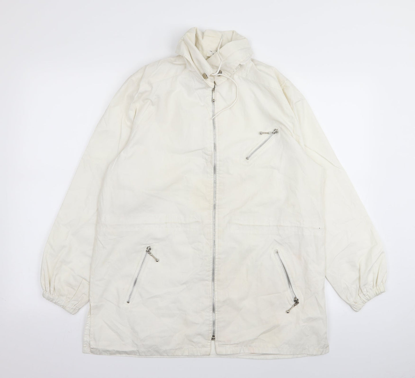 Womens UK Size 8 Preworn White Jacket