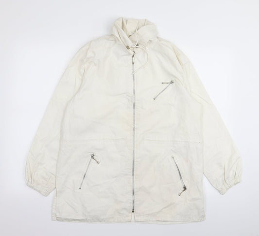 Womens UK Size 8 Preworn White Jacket