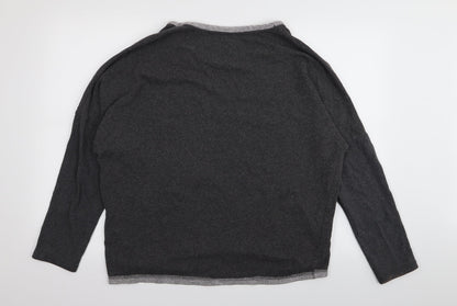 Boux Avenue Womens Grey   Pullover Jumper Size 12