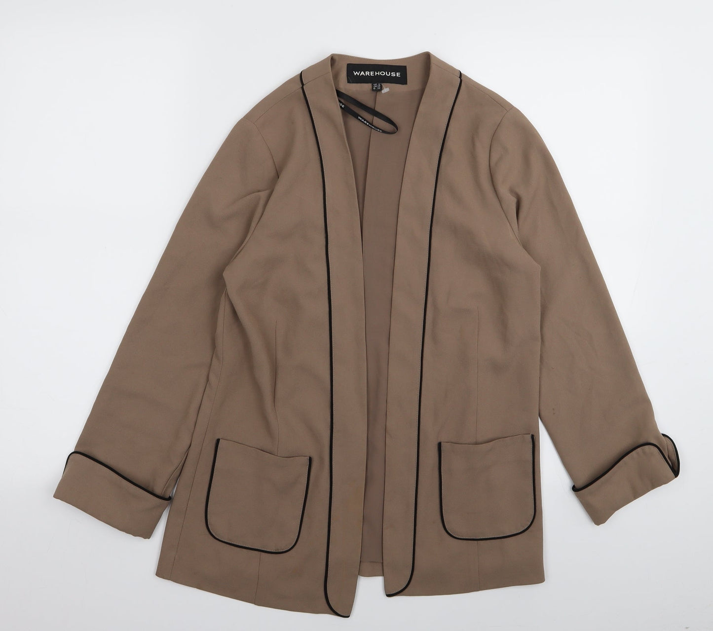 Warehouse Womens Beige   Jacket Blazer Size 6
