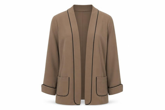 Womens UK Size 6 Warehouse Regular Beige Blazer