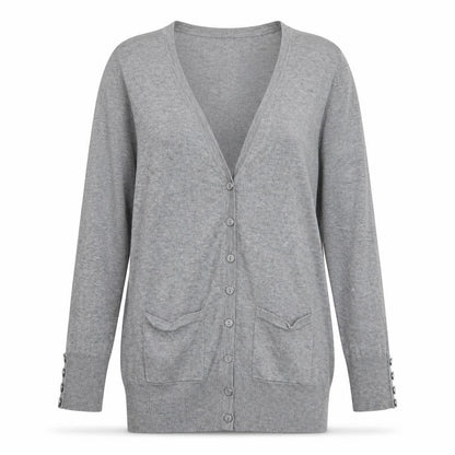 BHS Womens Grey   Cardigan Jumper Size 10