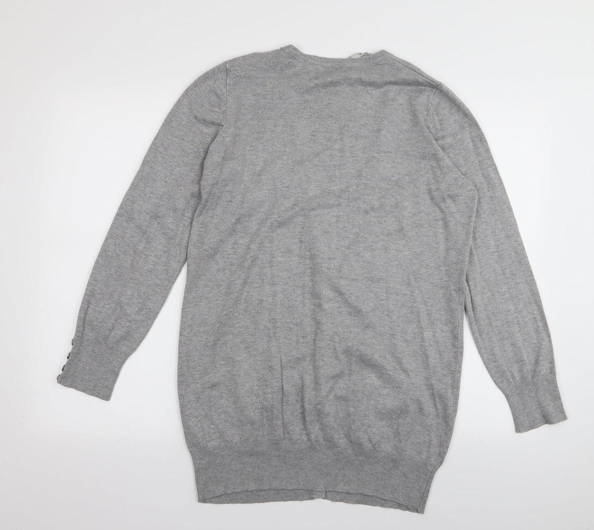 BHS Womens Grey   Cardigan Jumper Size 10