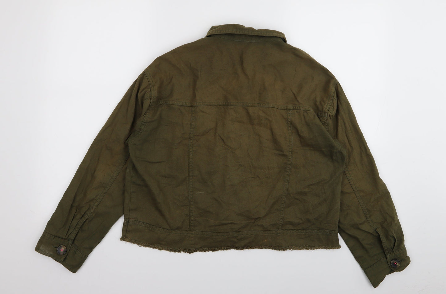 Womens UK Size S River Island Green Jacket