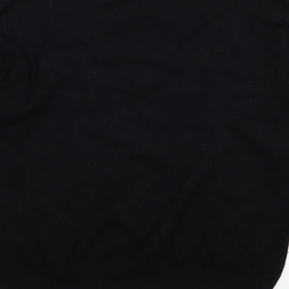 Womens UK Size 10 Per Una Black Basic T-Shirt
