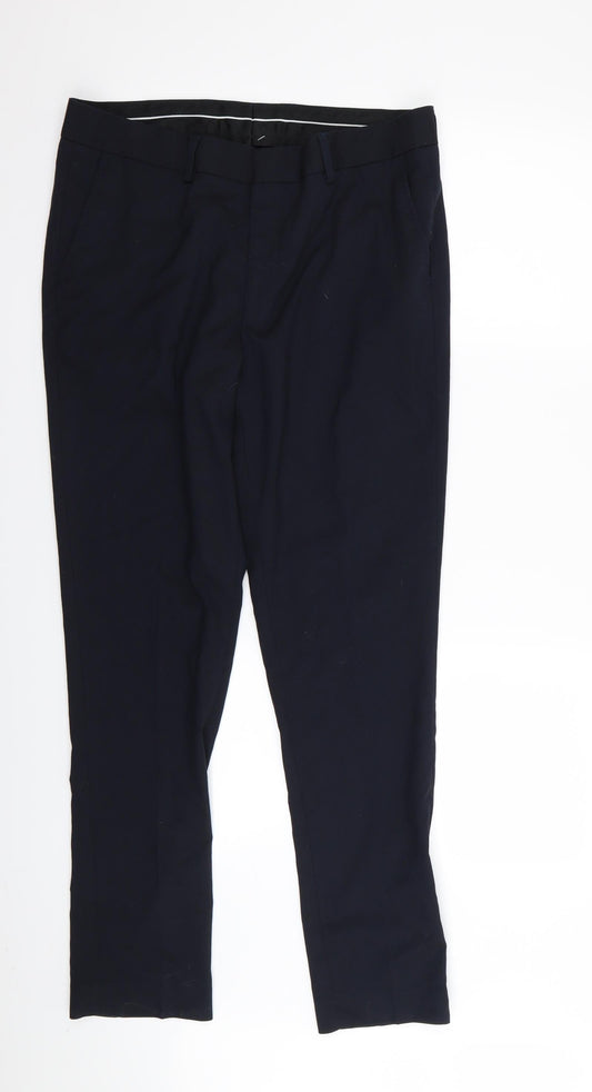 new look men Mens Blue   Trousers  Size 34 in L31 in