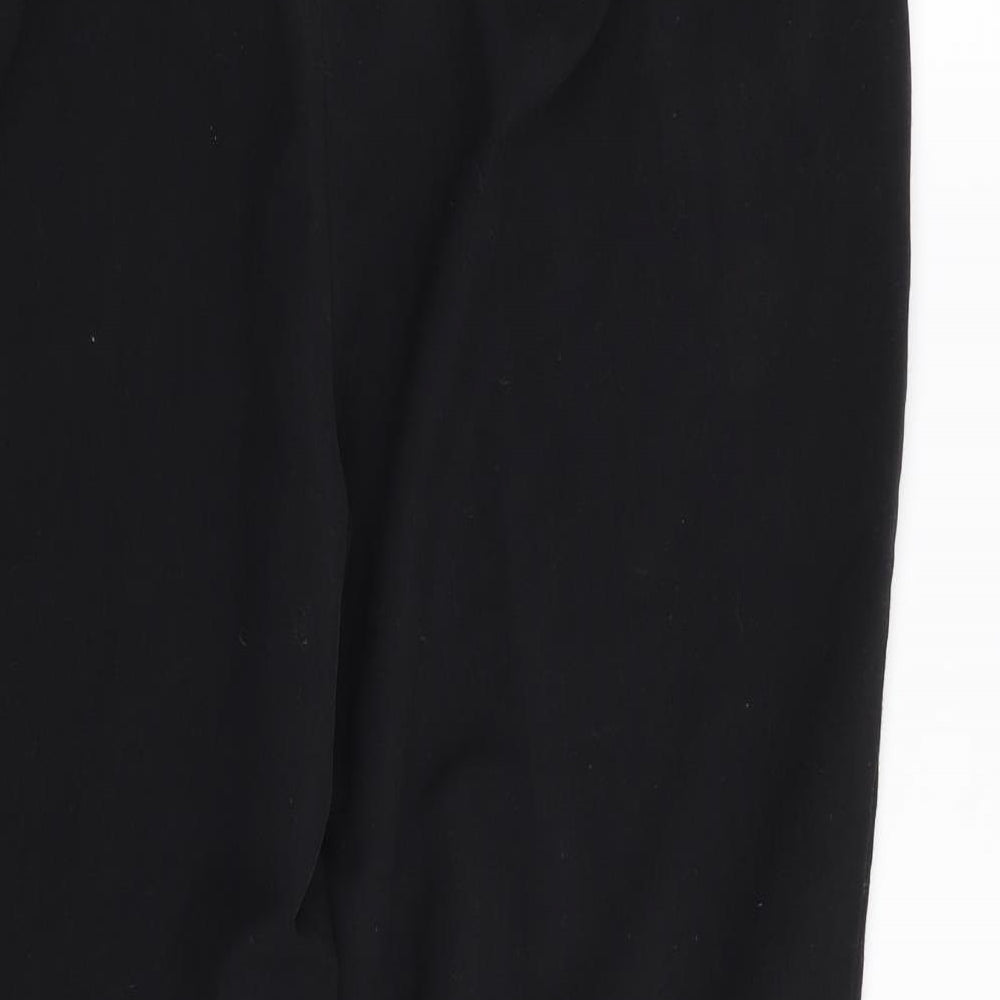 Womens UK Size 14 M&S Regular Fit  Black Trousers