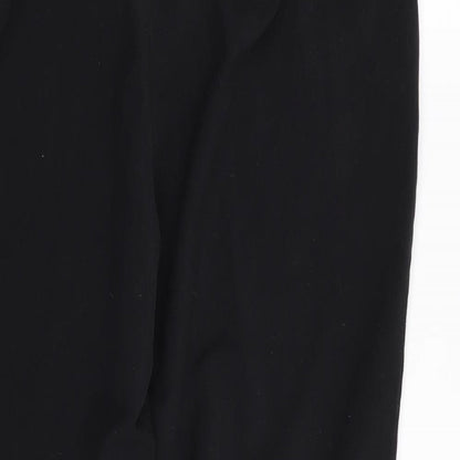 Womens UK Size 14 M&S Regular Fit  Black Trousers