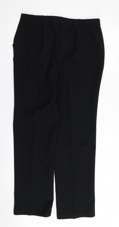 Womens UK Size 32 in Preworn Regular Fit  Black Trousers