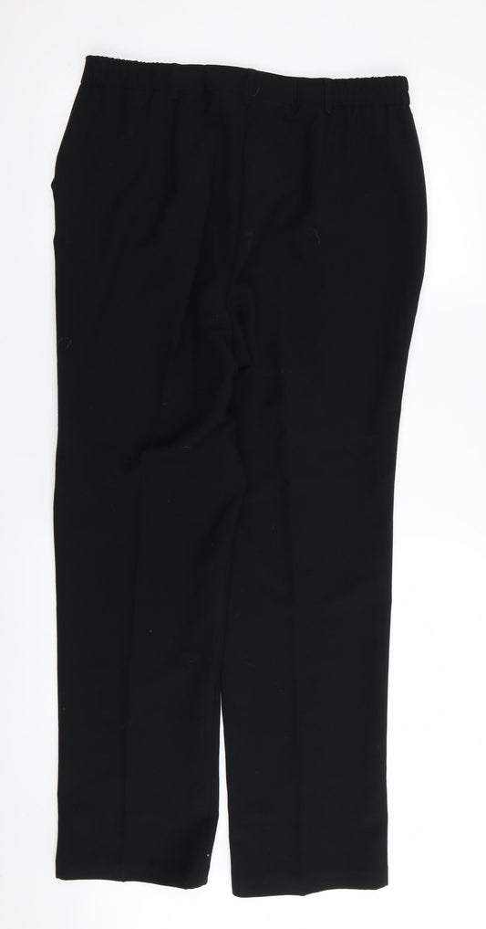Womens UK Size 32 in Preworn Regular Fit  Black Trousers