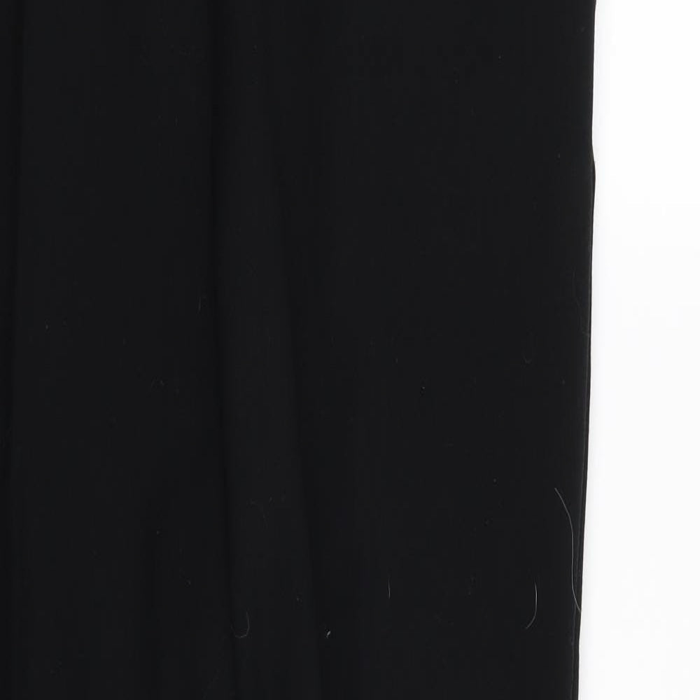 Womens UK Size 32 in Preworn Regular Fit  Black Trousers