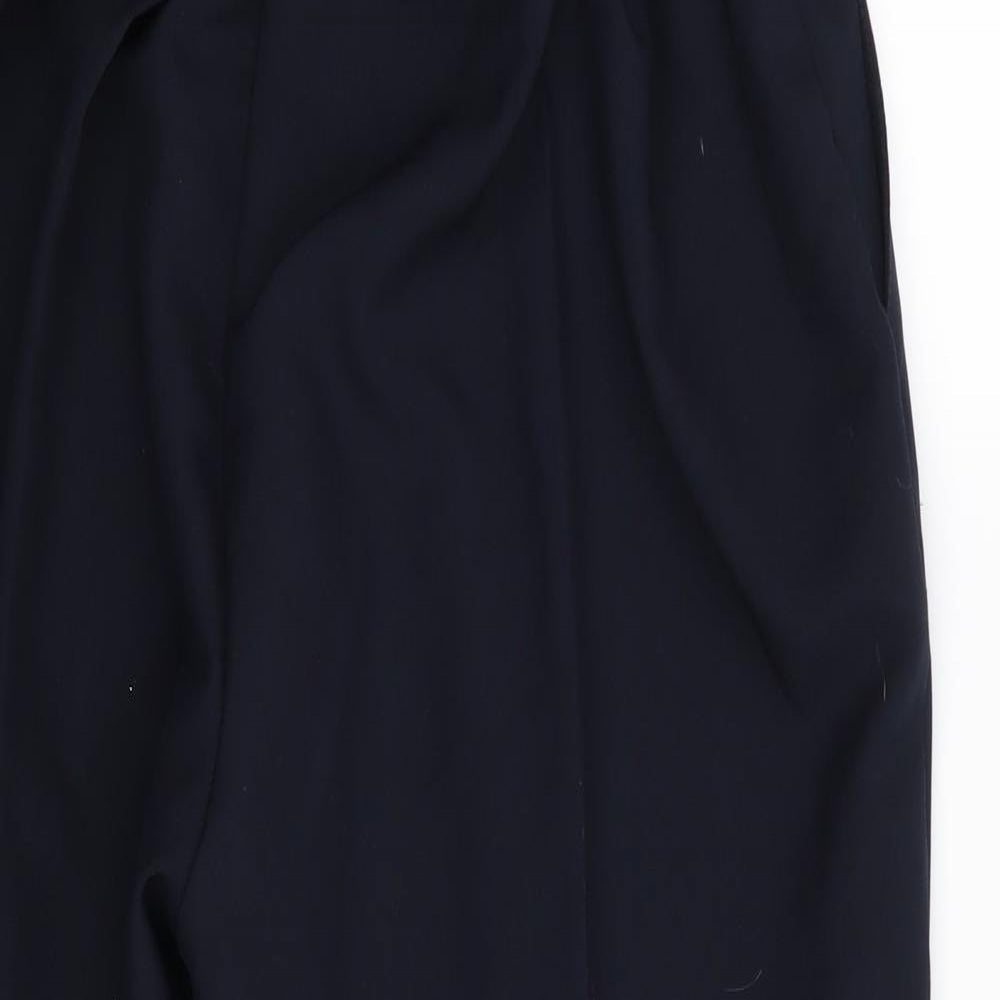 Womens UK Size 20 Preworn Regular Fit  Blue Trousers