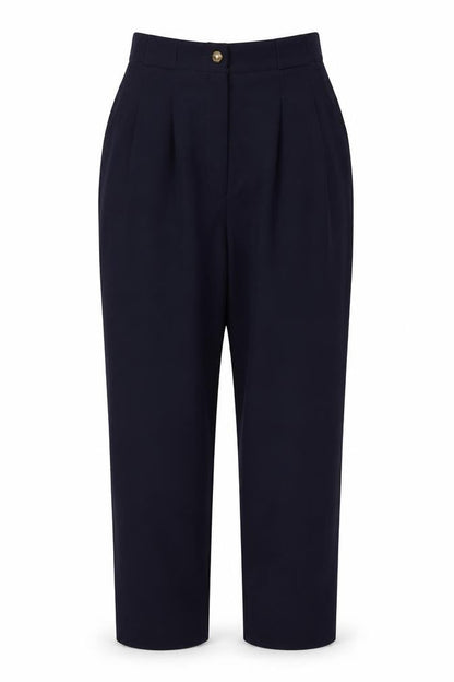 Womens UK Size 10 Precis Regular Fit  Blue Trousers