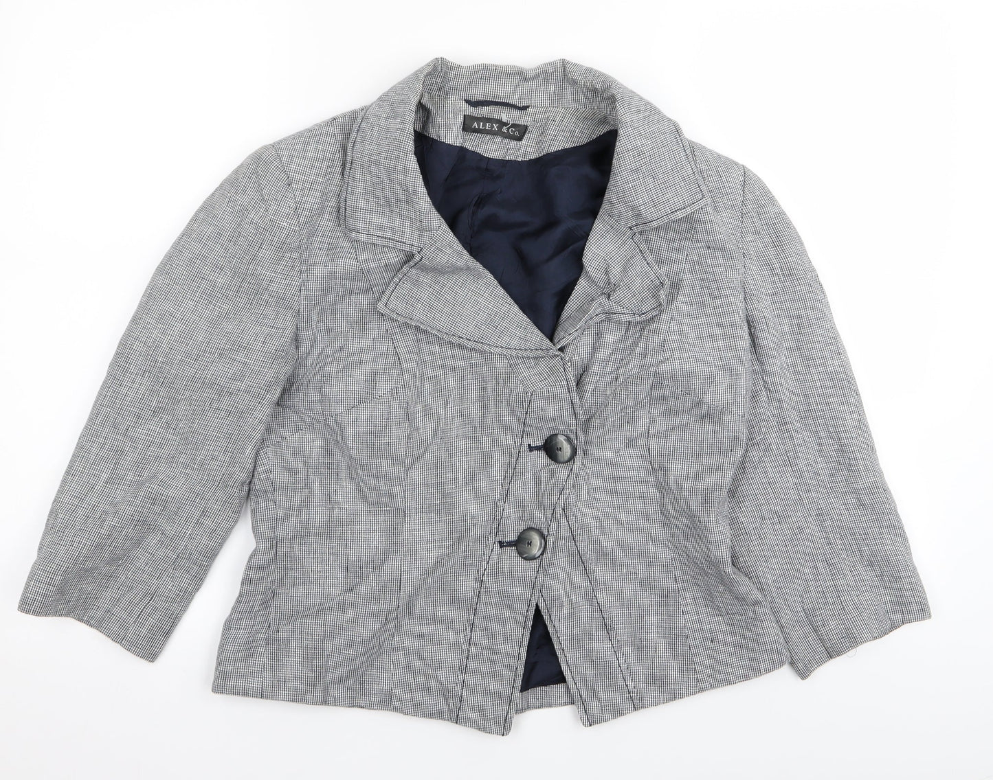 Womens UK Size 12 alex & co Regular Grey Blazer