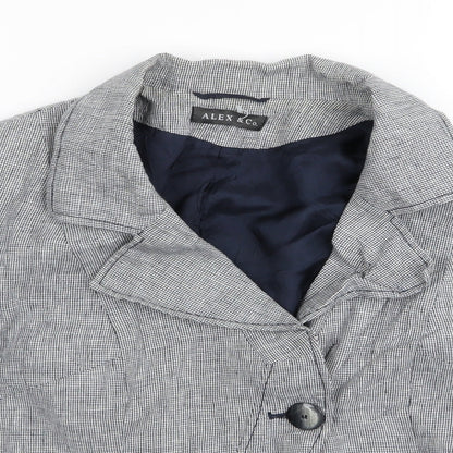 Womens UK Size 12 alex & co Regular Grey Blazer