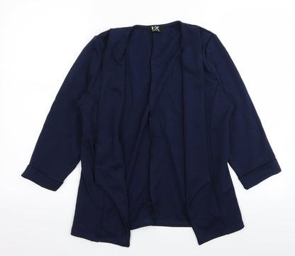 I-X London Womens Blue   Cardigan Jumper Size 12