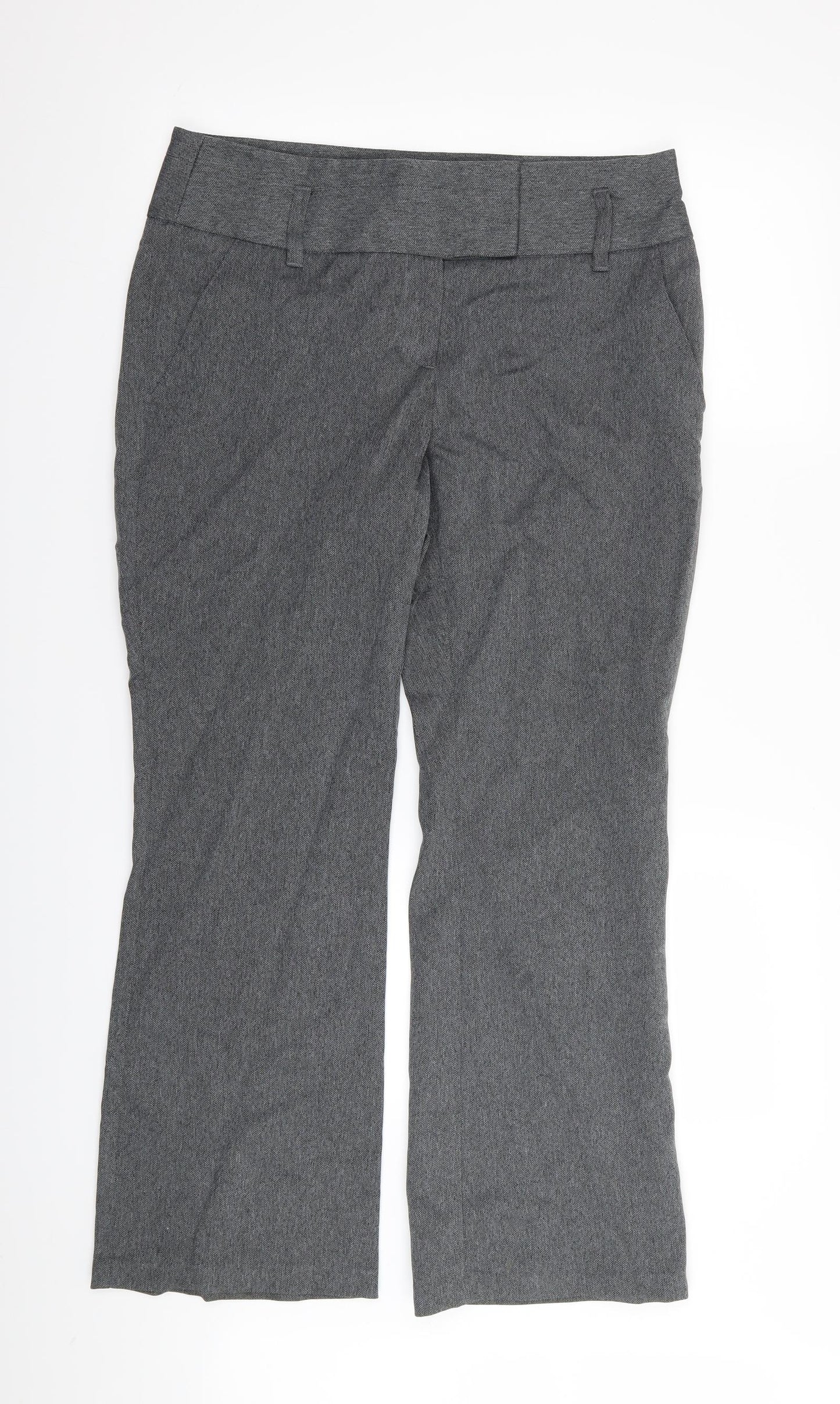 TU Womens Grey   Trousers  Size 12 L29 in