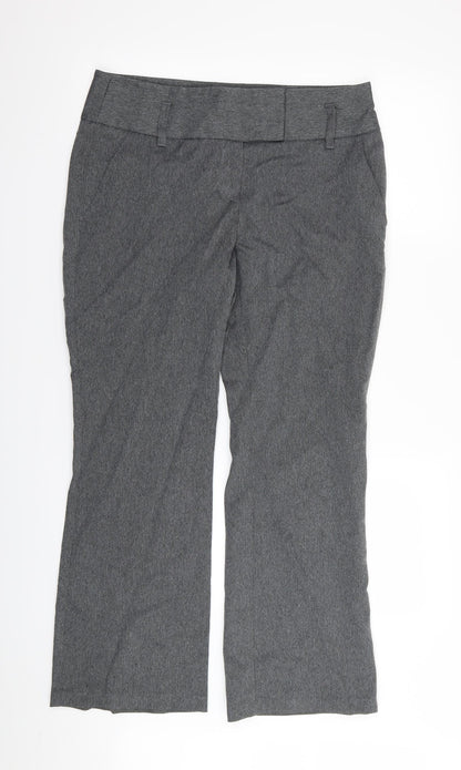 TU Womens Grey   Trousers  Size 12 L29 in