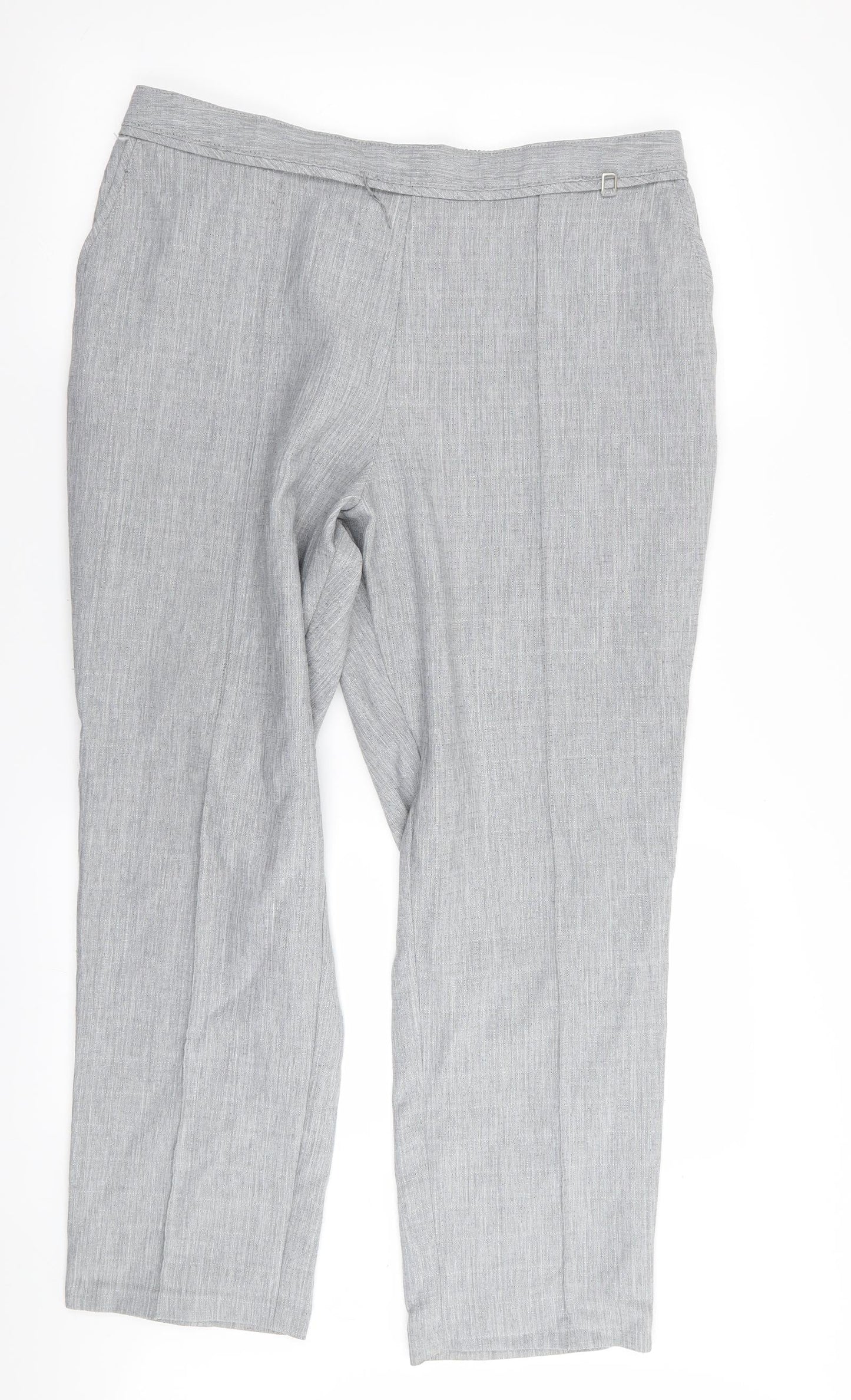 Womens UK Size 16 M&S Regular Fit  Green Trousers