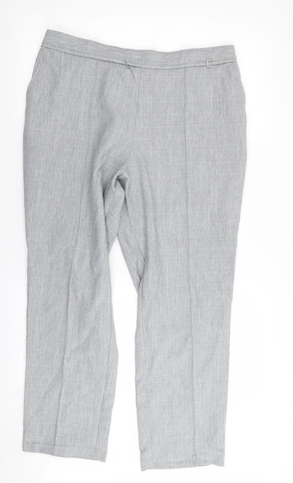 Womens UK Size 16 M&S Regular Fit  Green Trousers