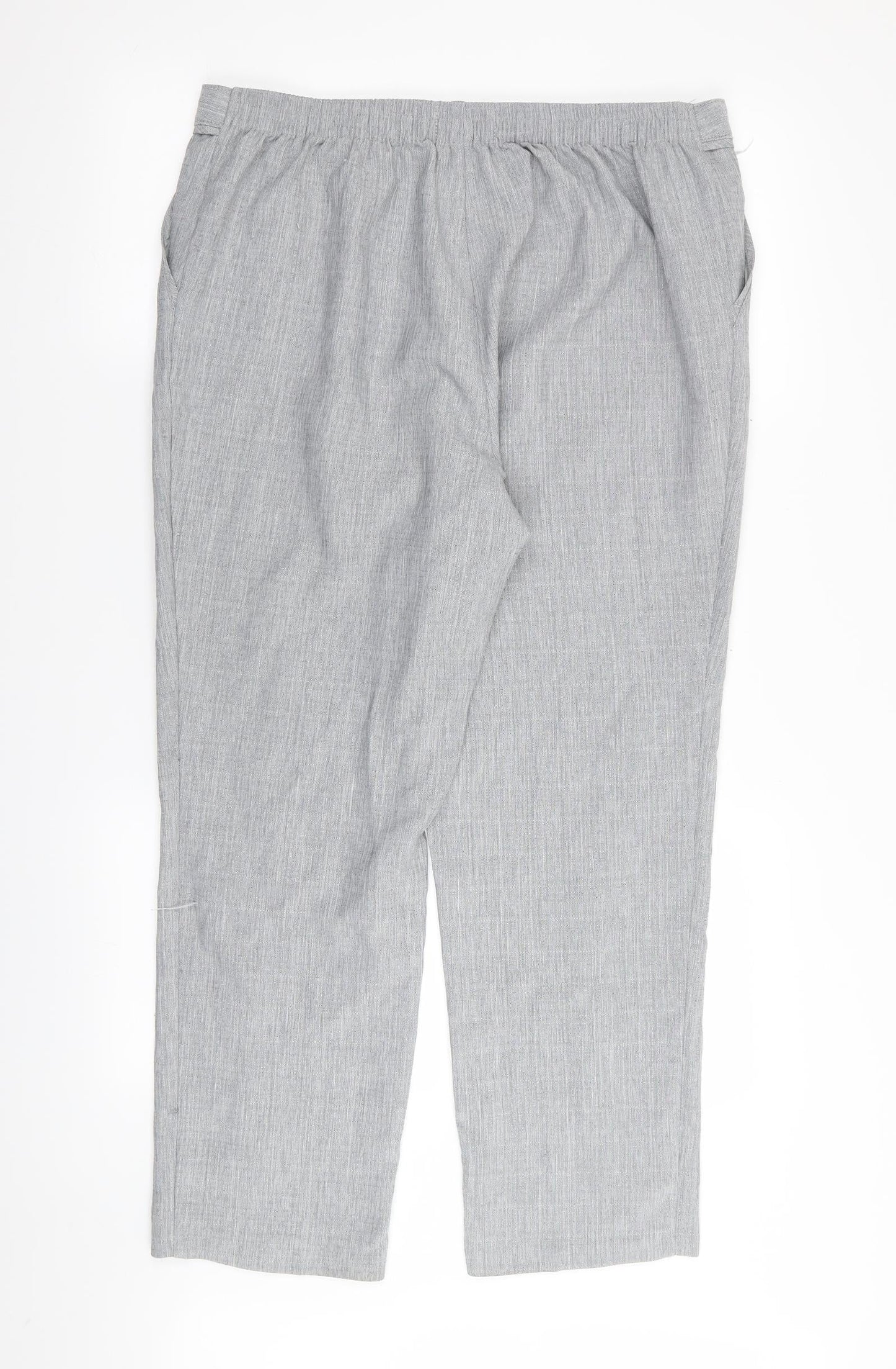 Womens UK Size 16 M&S Regular Fit  Green Trousers