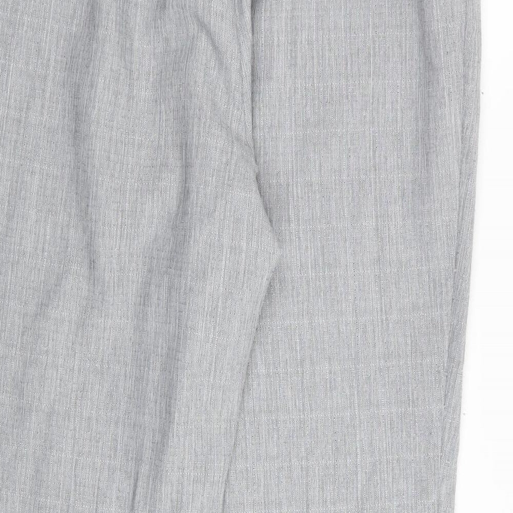 Womens UK Size 16 M&S Regular Fit  Green Trousers