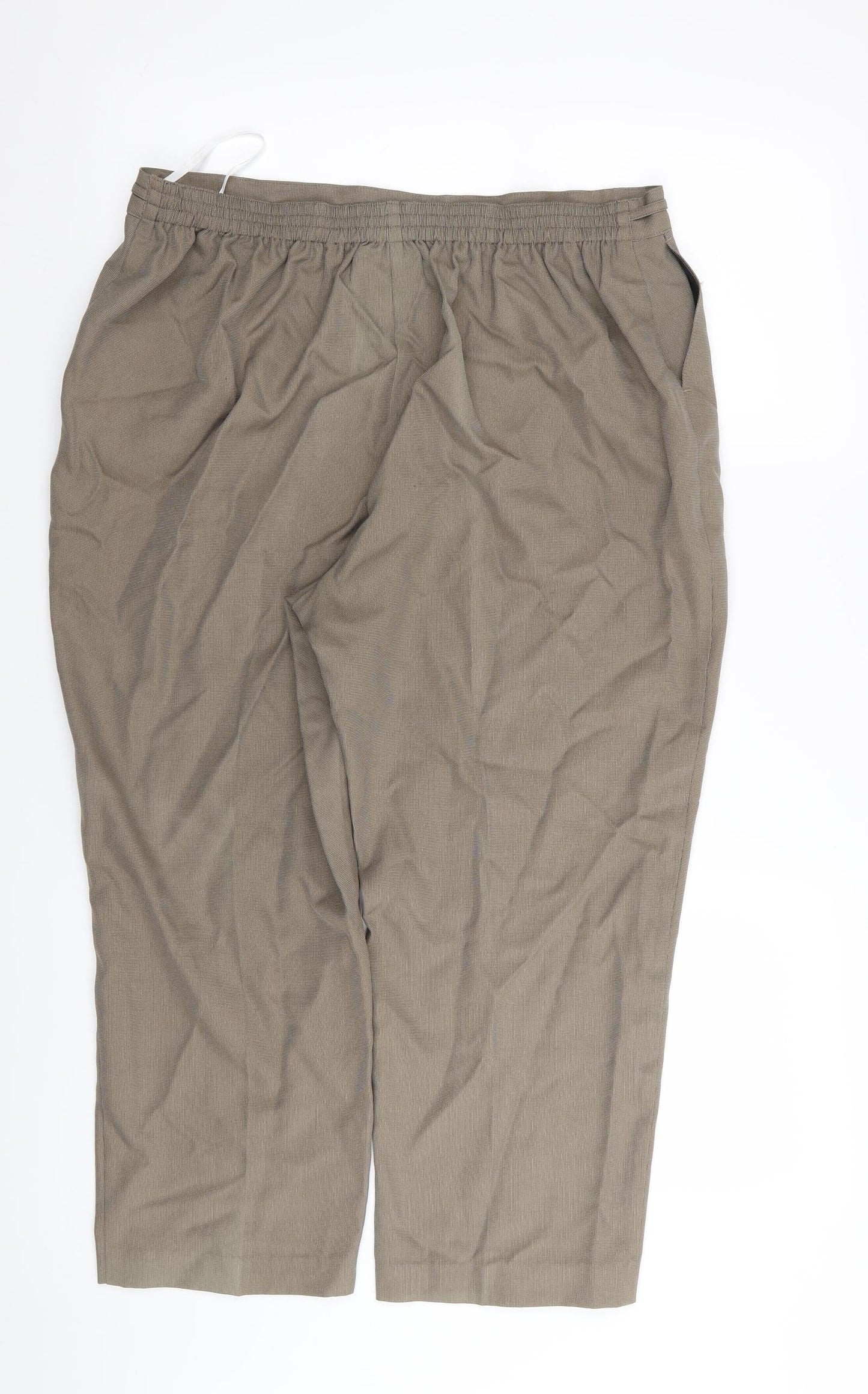 Womens UK Size 30 in M&S Regular Fit  Brown Trousers