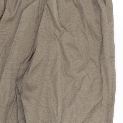 Womens UK Size 30 in M&S Regular Fit  Brown Trousers