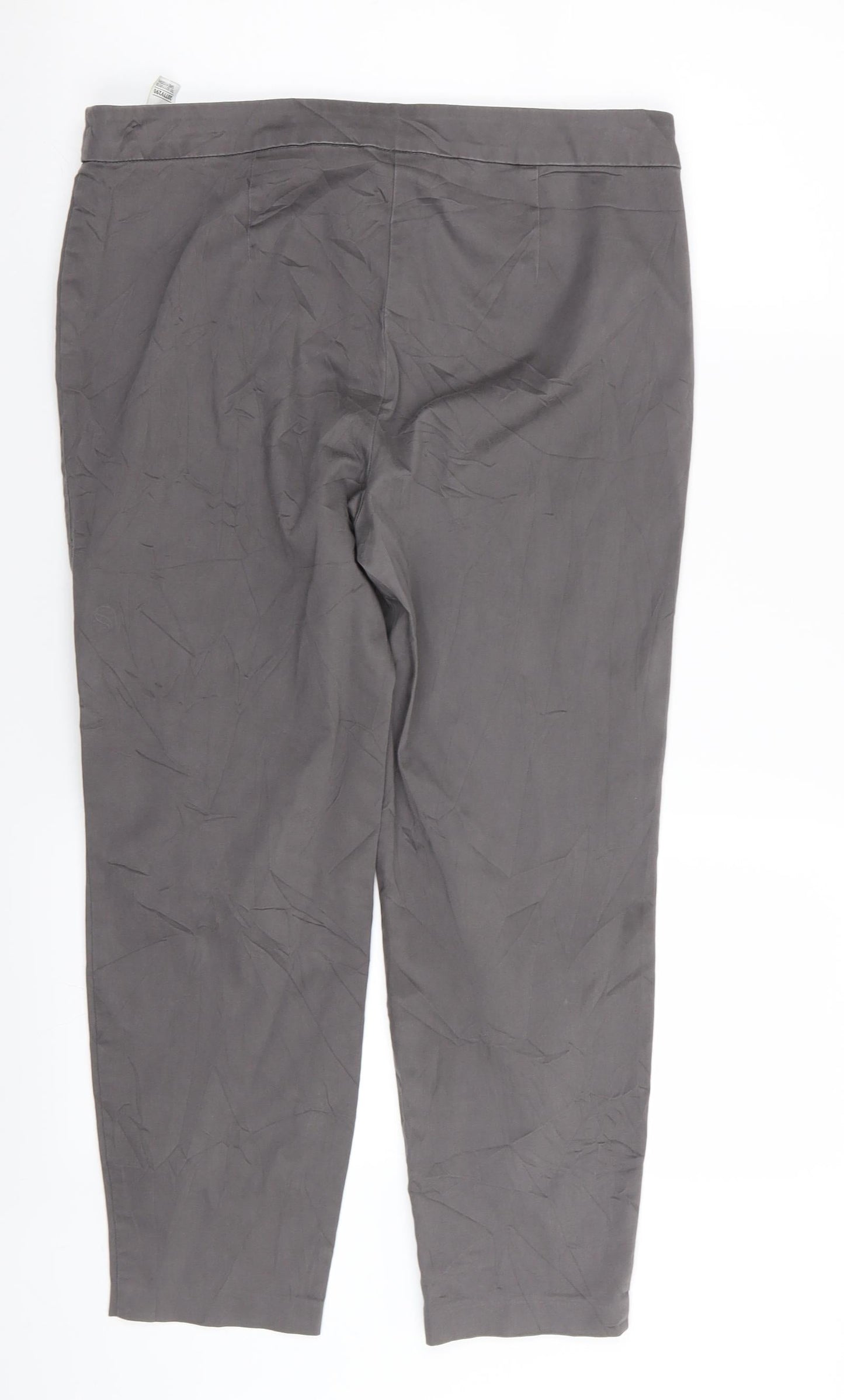 Womens UK Size 12 M&S Regular Fit  Grey Trousers