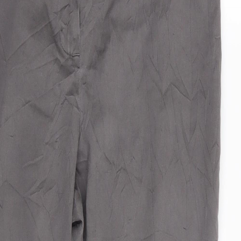 Womens UK Size 12 M&S Regular Fit  Grey Trousers