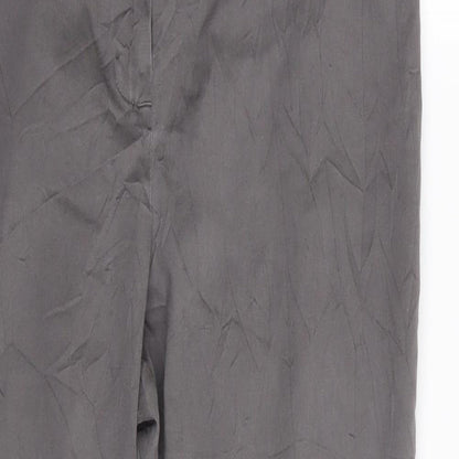 Womens UK Size 12 M&S Regular Fit  Grey Trousers