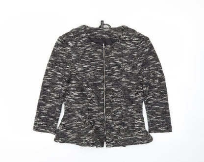 H&M Womens Grey   Jacket Coat Size 12