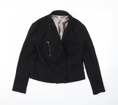 Womens UK Size 36 Preworn Regular Black Blazer
