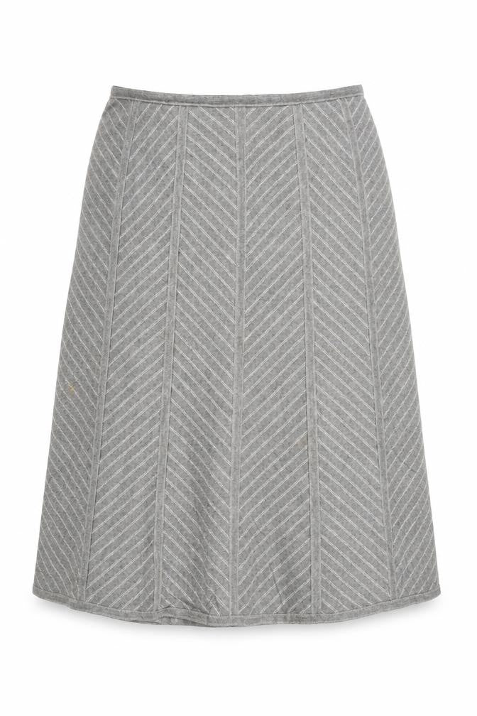 M&S Womens Grey   Flare Skirt Size 8