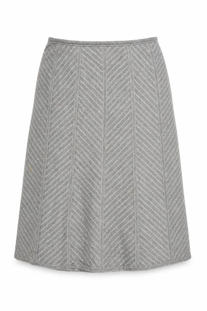 M&S Womens Grey   Flare Skirt Size 8