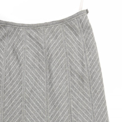 M&S Womens Grey   Flare Skirt Size 8