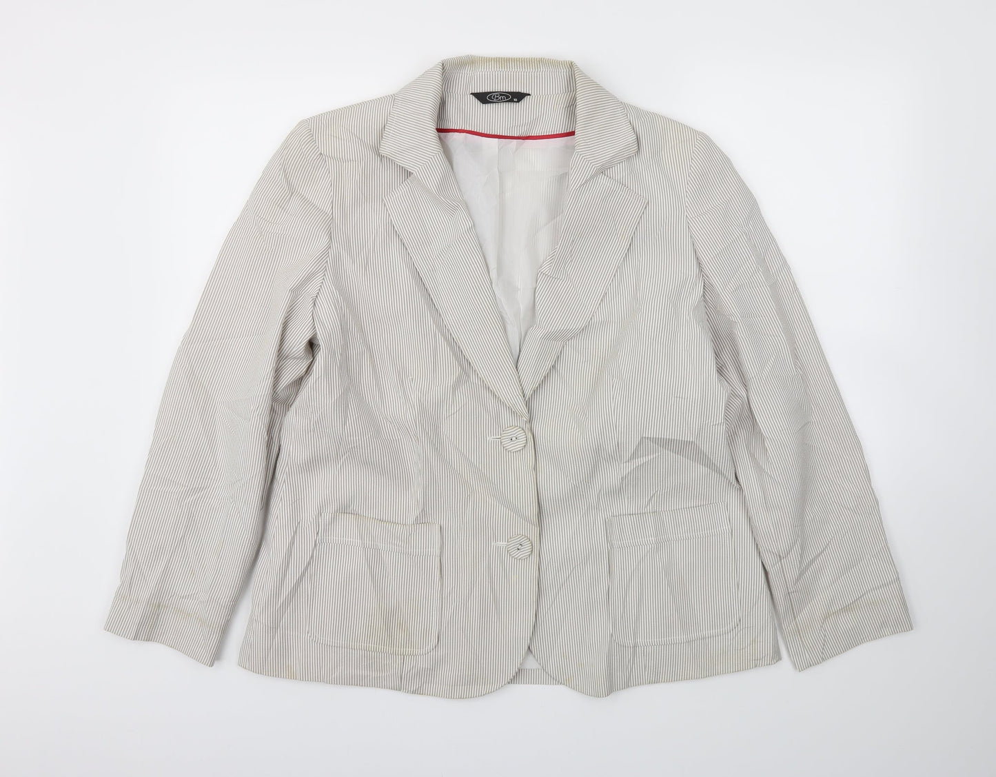 Womens UK Size 18 BM Regular Grey Blazer