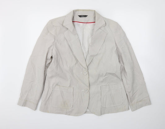 Womens UK Size 18 BM Regular Grey Blazer